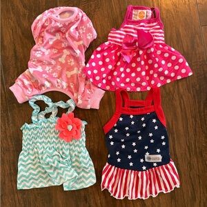 18pc XS Dog Outfits Bundle
